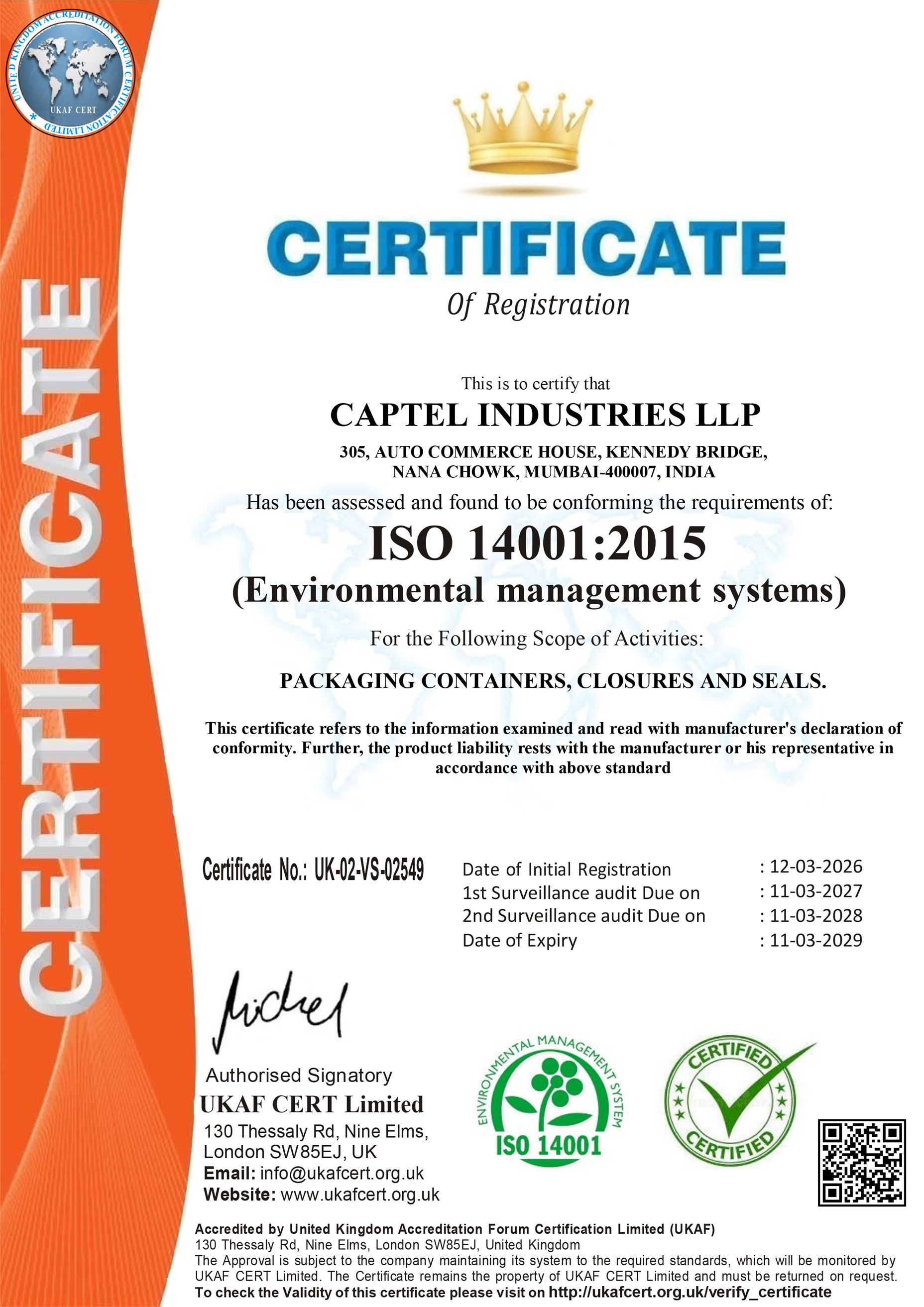 Certificate 5