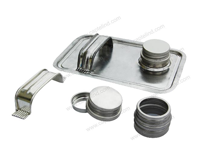 Rectangular Tin Can Components for 4 or 5 ltr Cans