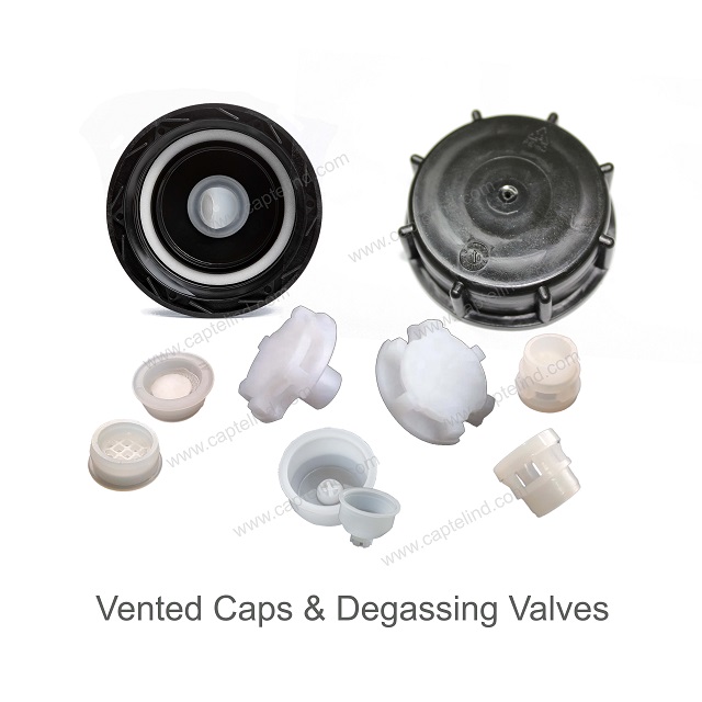 Vented Caps & Degassing Plugs